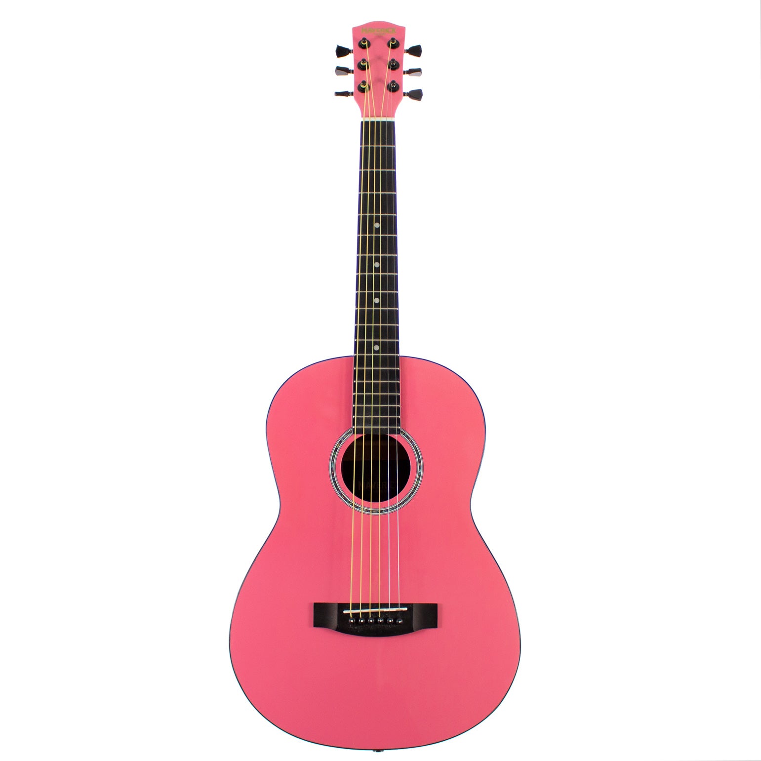 Maverick Guitars 3/4 Size Acoustic Pink w/Gig Bag M34A-PK