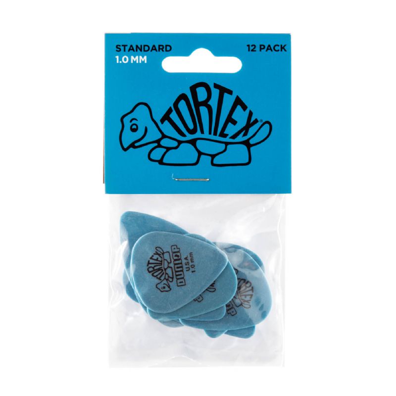 Dunlop Blue 1.0mm Tortex Standard Guitar Pick (12/bag)