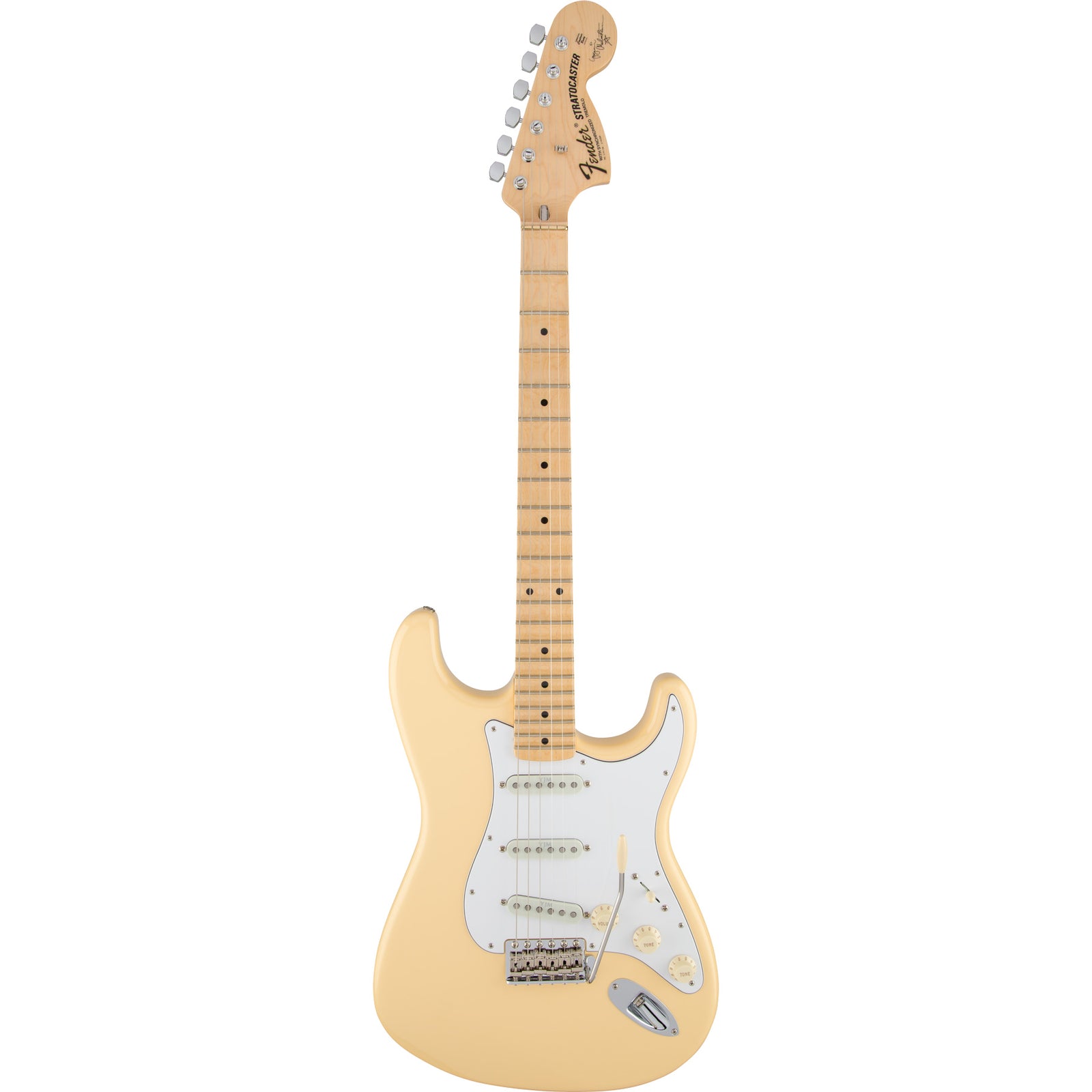 Fender Yngwie Malmsteen Stratocaster Scalloped Maple Fingerboard Vintage White