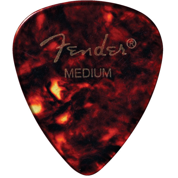 Fender 451 Shape Classic 12 Pick Pack Medium Tortoise Shell