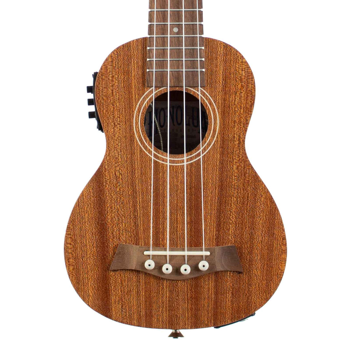 Honolua Ukuleles Honu Soprano w/EQ Ukulele HO-11E w/Bag