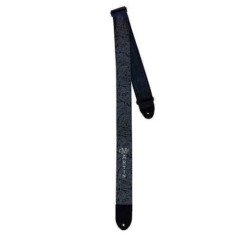 Martin Guitar Strap Denim Black Paisley 18A0109