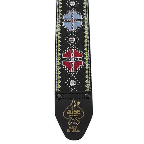 D'Andrea Ace 12 Vintage Reissue Guitar Strap "Crossroads"