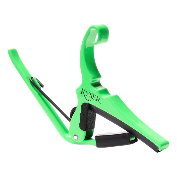 Kyser Acoustic 6 String Neon Green  Quick-Change Capo