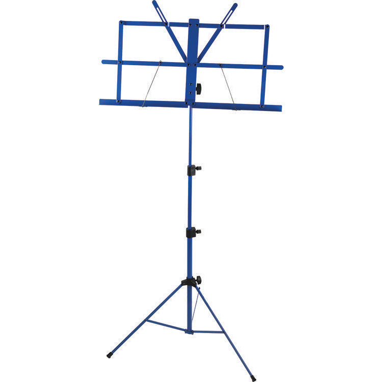 Profile Folding 3 Section Sheet Music Stand Blue w/Bag MS033BLP