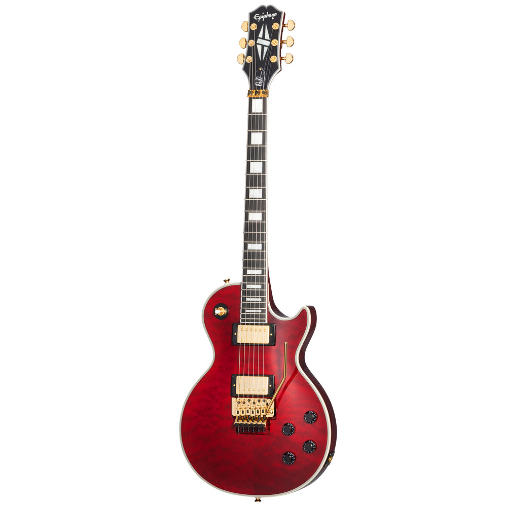 Epiphone Alex Lifeson Les Paul Custom Axcess Ruby - Guitarworks
