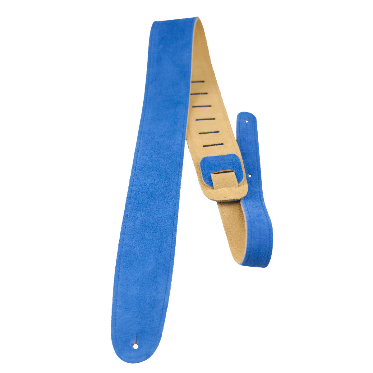 Perri's P25S-208 2.5" Suede Strap Electric Blue