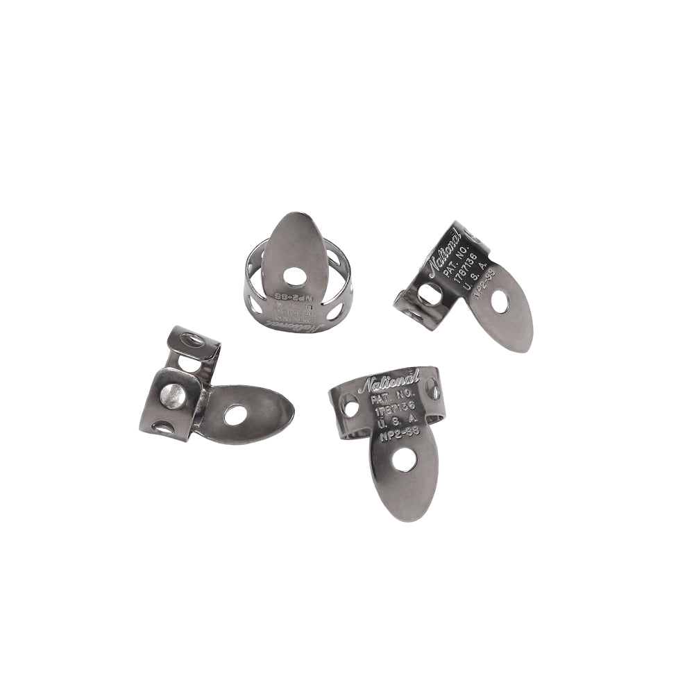 National Finger Pick Pack Stainless Steel 4 Pack NP2SS-04