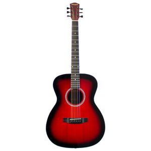Maverick Guitars Acoustic OM Red w/Gig Bag MO-RD