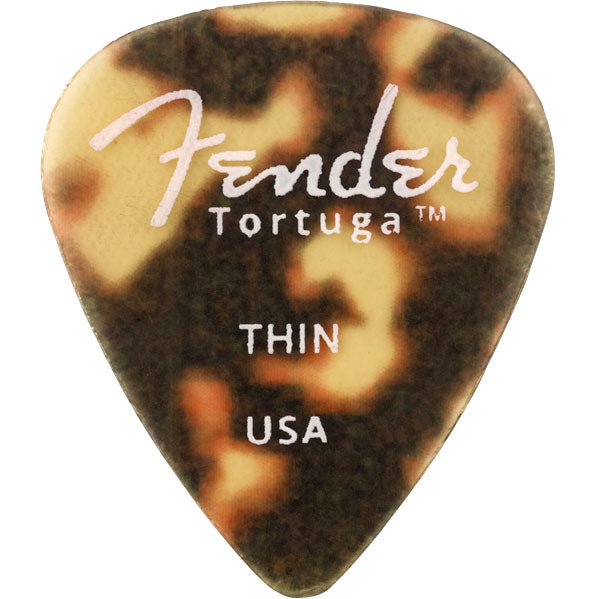 Fender Tortuga Picks Thin 351 Shape 6 Pack