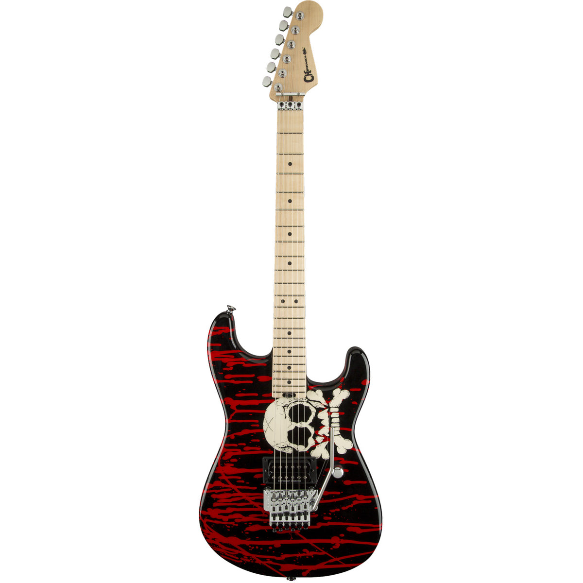 Charvel Warren DeMartini Signature Pro-Mod Blood and Skull