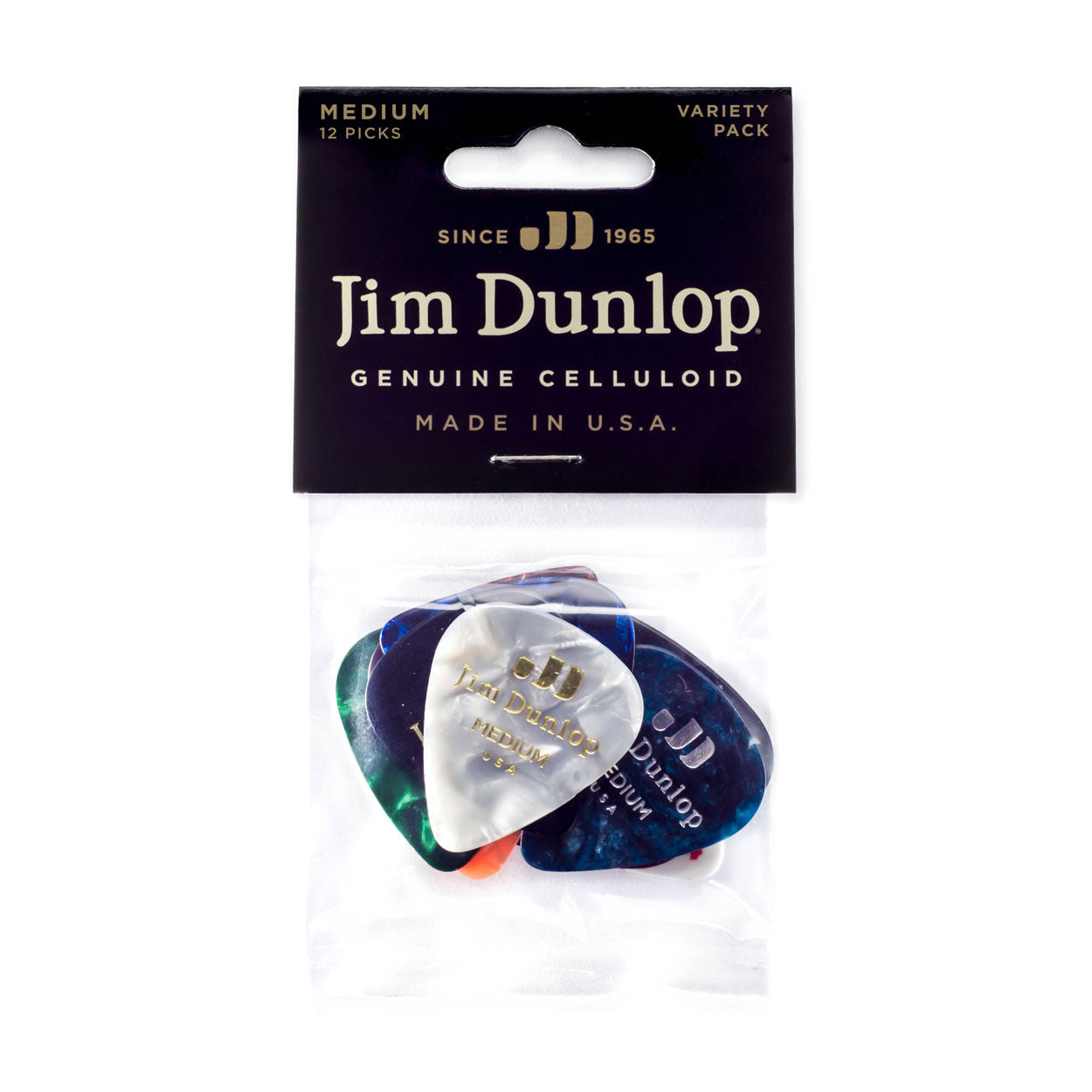 Jim Dunlop Celluloid Pick Medium Variety Pack PVP106