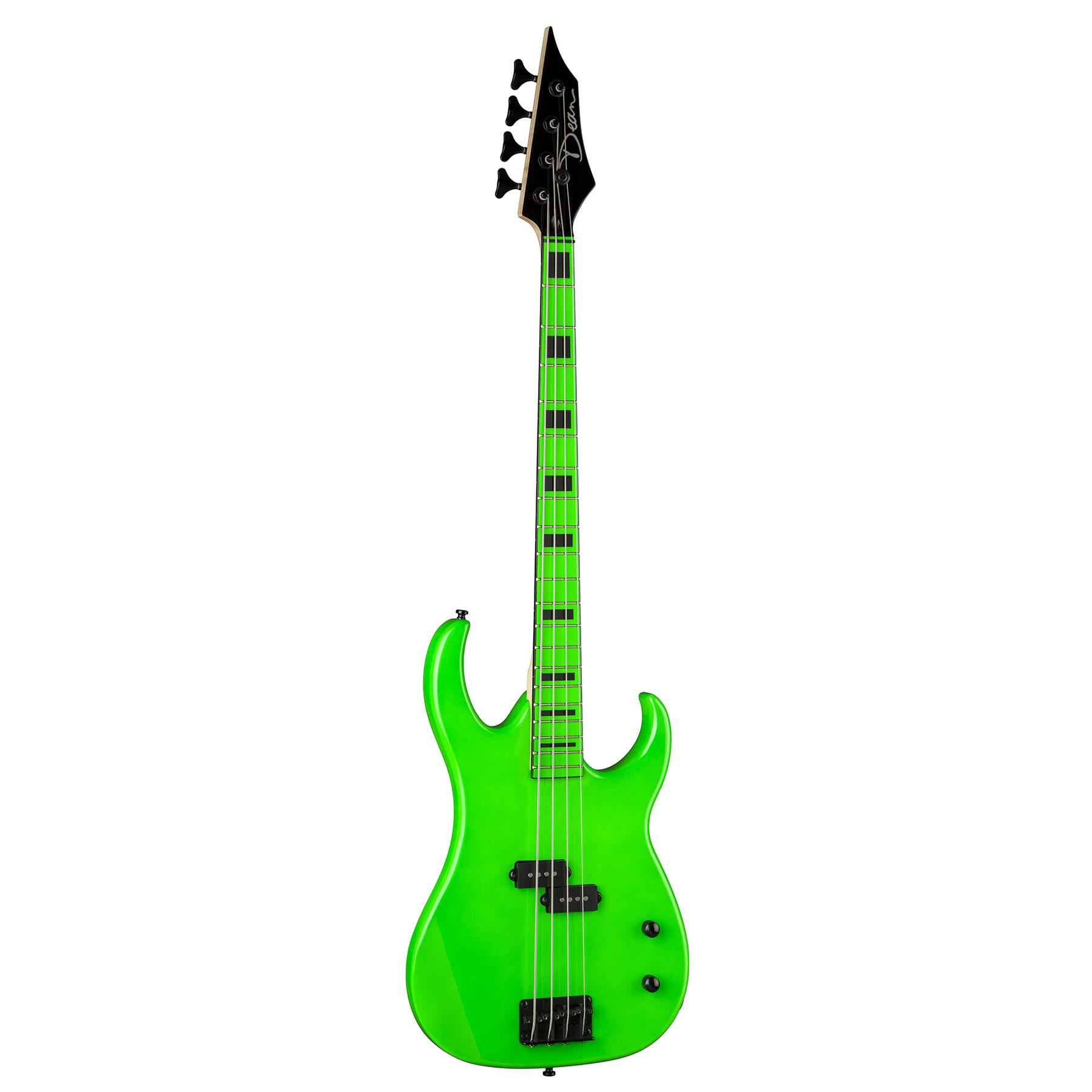 Dean Custom Zone Bass Nuclear Green