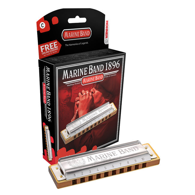 Hohner Marine Band 1896 Harmonica D