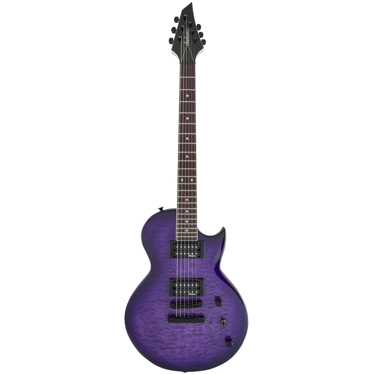 Jackson JS Series Monarkh SC JS22Q Amaranth Fretboard Transparent Purple Burst