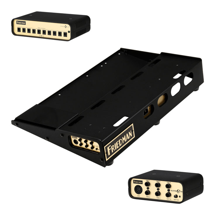 Friedman Tour Pro 1524 Platinum Pedal Board Bundle w/ Power Grid and Buffer Bay