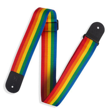 Levy's Basic Rainbow Poly Guitar Strap M8POLY-RNB