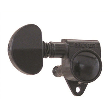 Grover Original Rotomatics 3 Per Side Black Chrome Machine Heads GR102BC