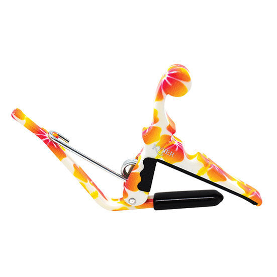 Kyser Pastel Hibiscus Quick-Change Ukulele Capo