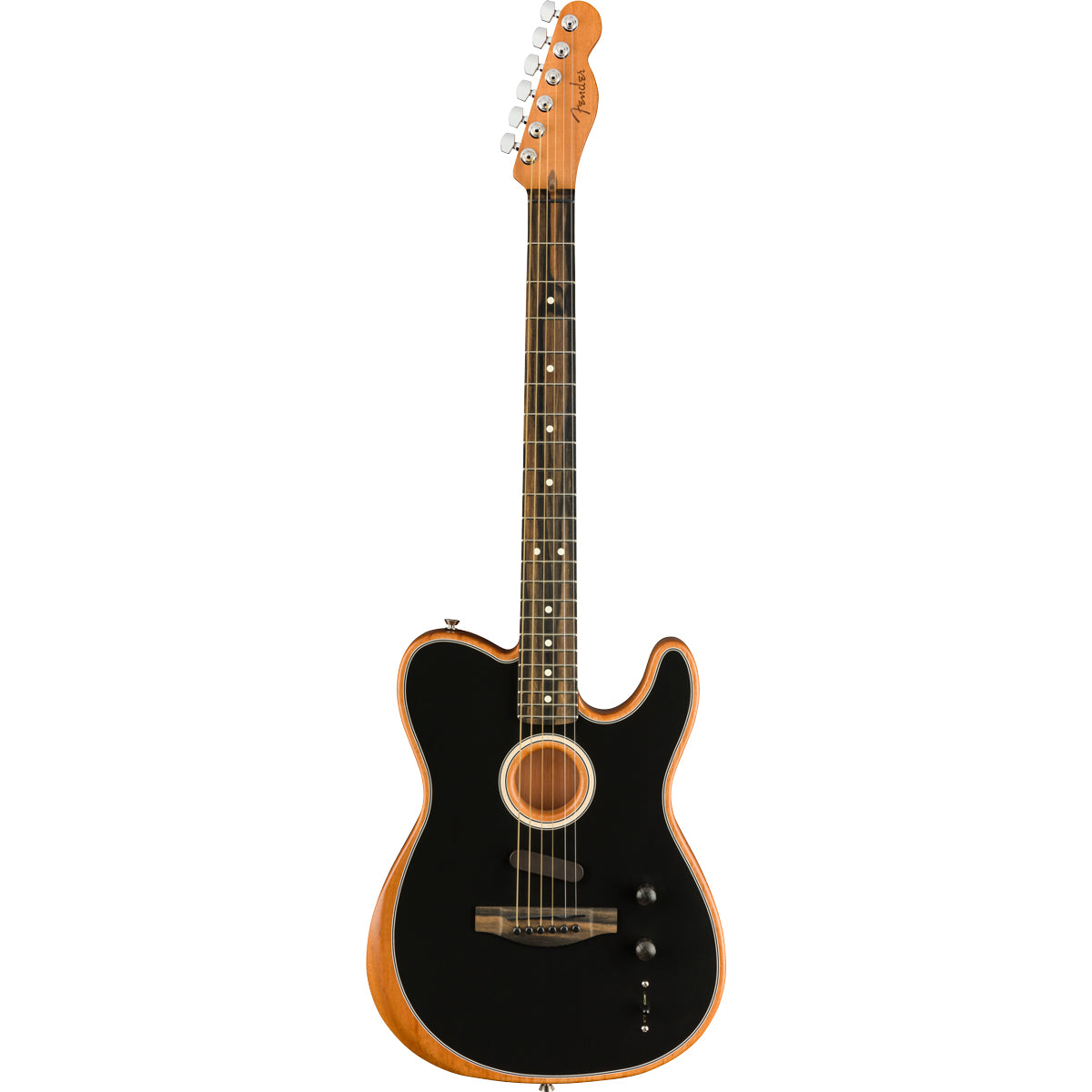 Fender American Acoustasonic Telecaster Ebony Fingerboard Black