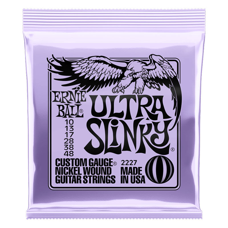 Ernie Ball Ultra Slinky Nickel Wound Electric Strings 10-48