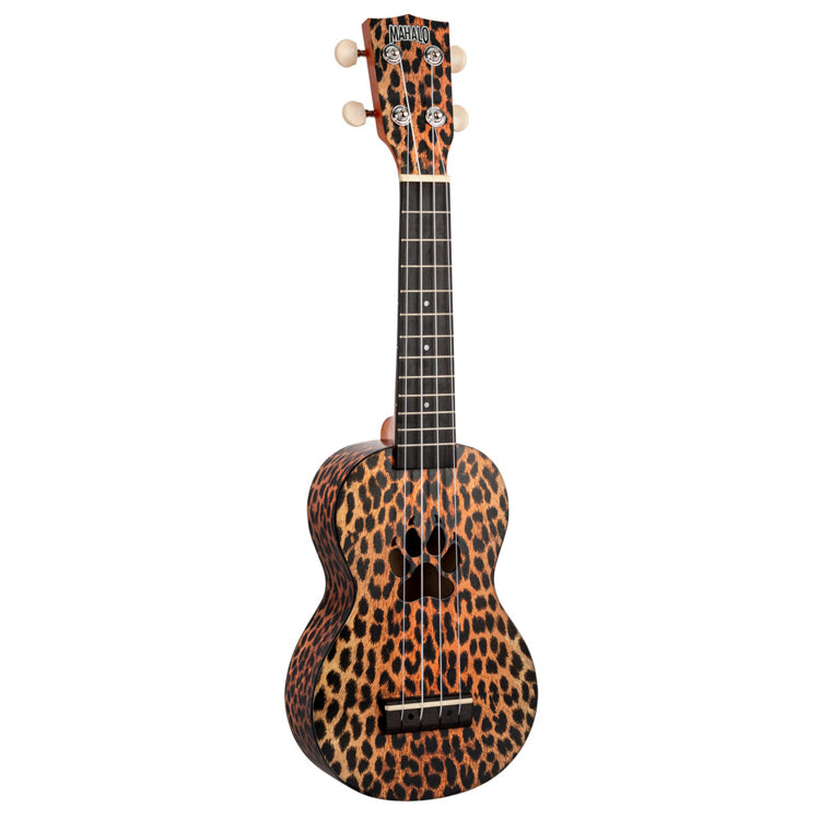 Mahalo Soprano Uke Cheetah MA1CH w/Bag