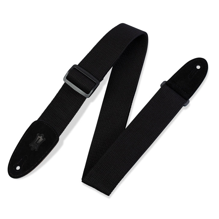 Levy's MC8-BLK 2" Cotton Guitar Strap