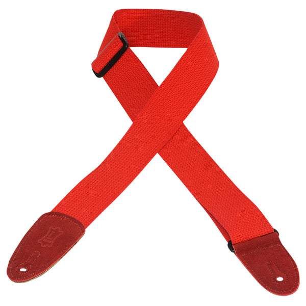 Levy's Classics Series Red Guitar Strap MC8-RED