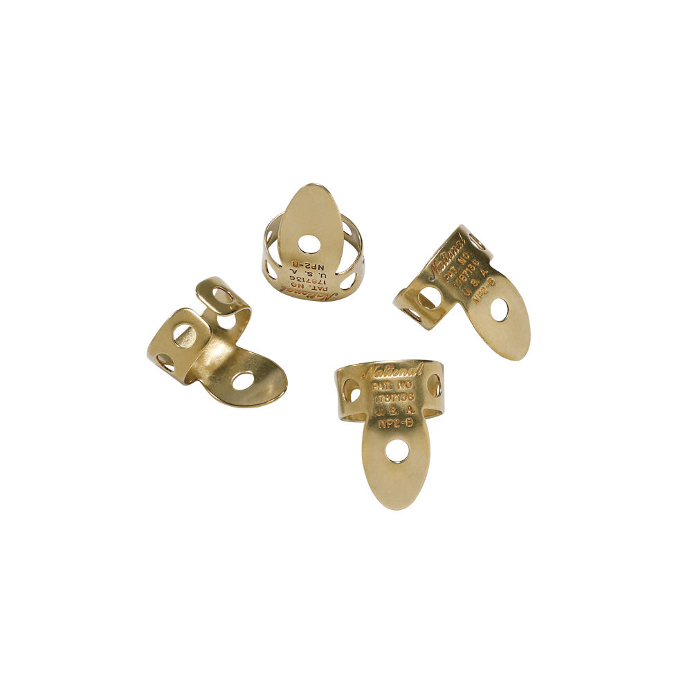 National Finger Picks Brass 4-Pack NP2B-04