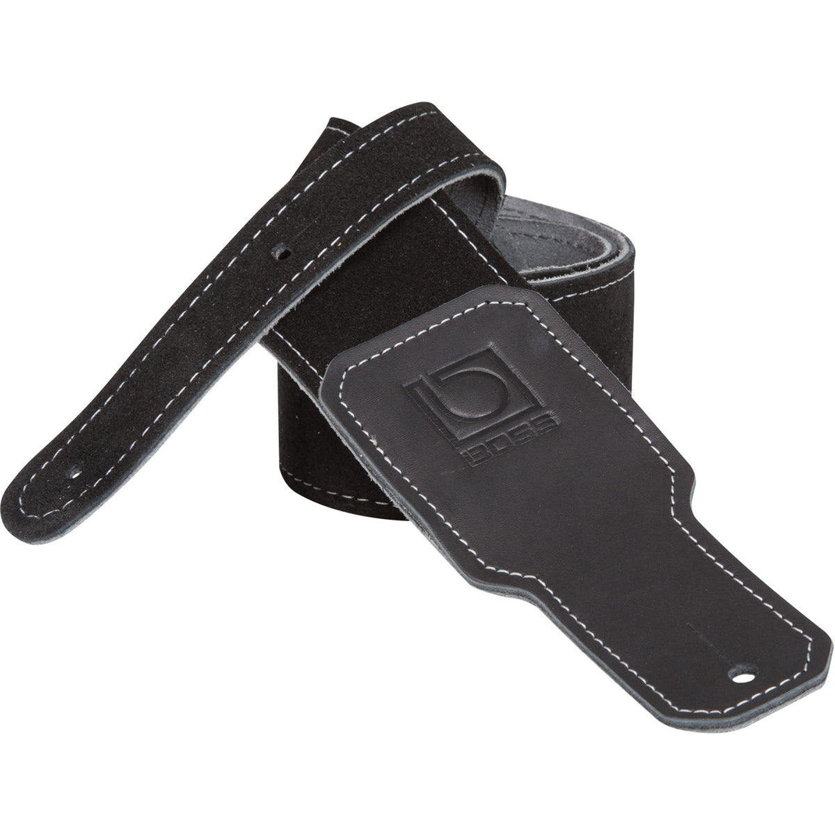 Boss 2.5'' Black Suede Guitar Strap BSS-25-BLK