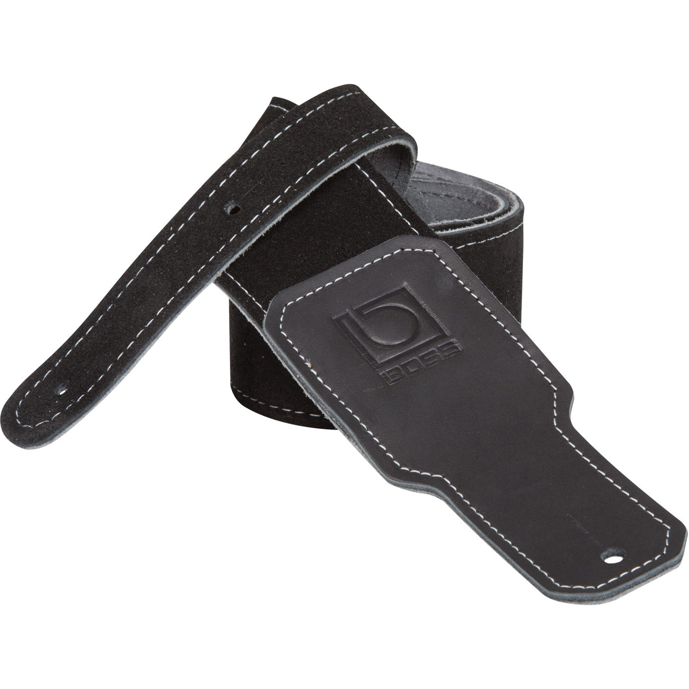 Boss 2.5'' Black Suede Guitar Strap BSS-25-BLK