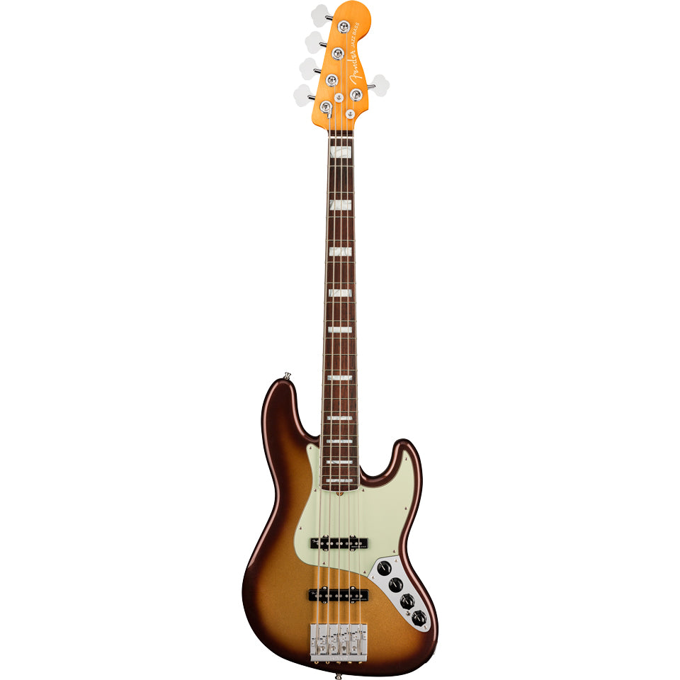 Fender American Ultra Jazz Bass V Rosewood Fingerboard Mocha Burst