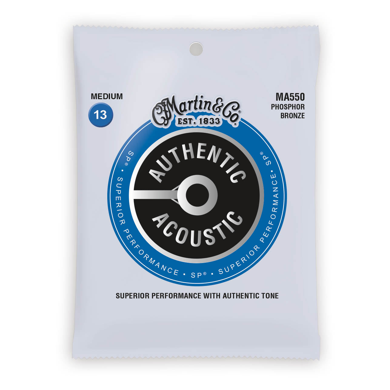 Martin Authentic Acoustic Strings Phosphor Bronze Medium 13-56 MA550