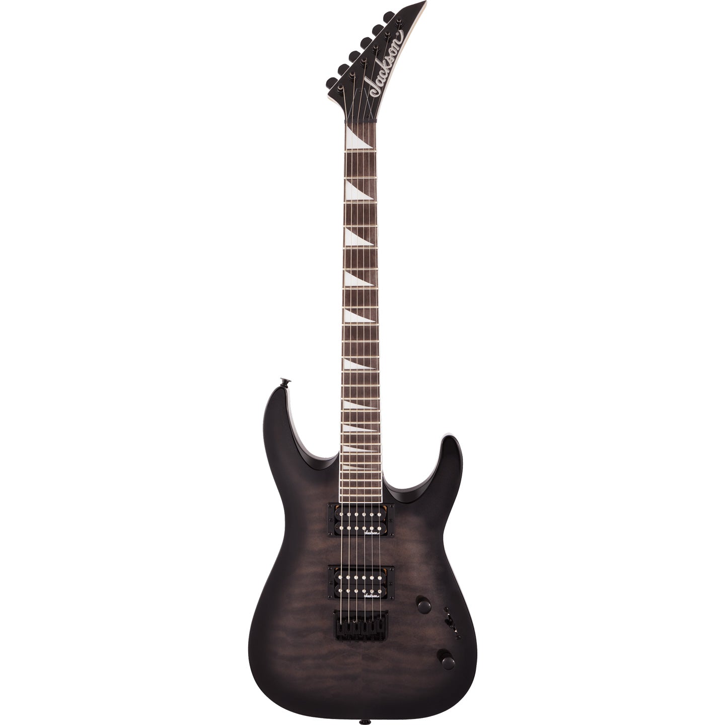 Jackson JS Series Dinky Arch Top JS32Q DKA HT Transparent Black Burst