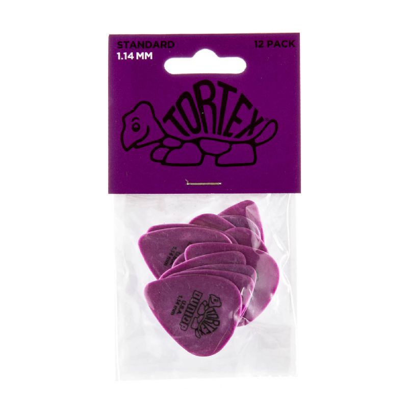 Dunlop Purple 1.14mm Tortex® Standard Guitar Pick (12/bag)