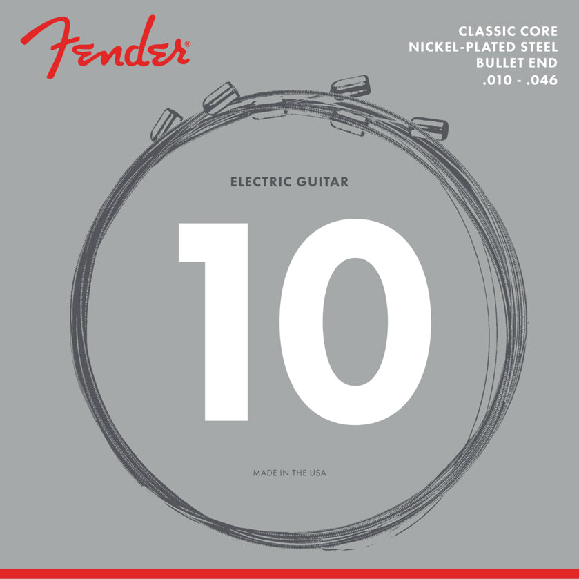 Fender Classic Core Electric Guitar Strings 3255R Nickel Plated Steel 10-46