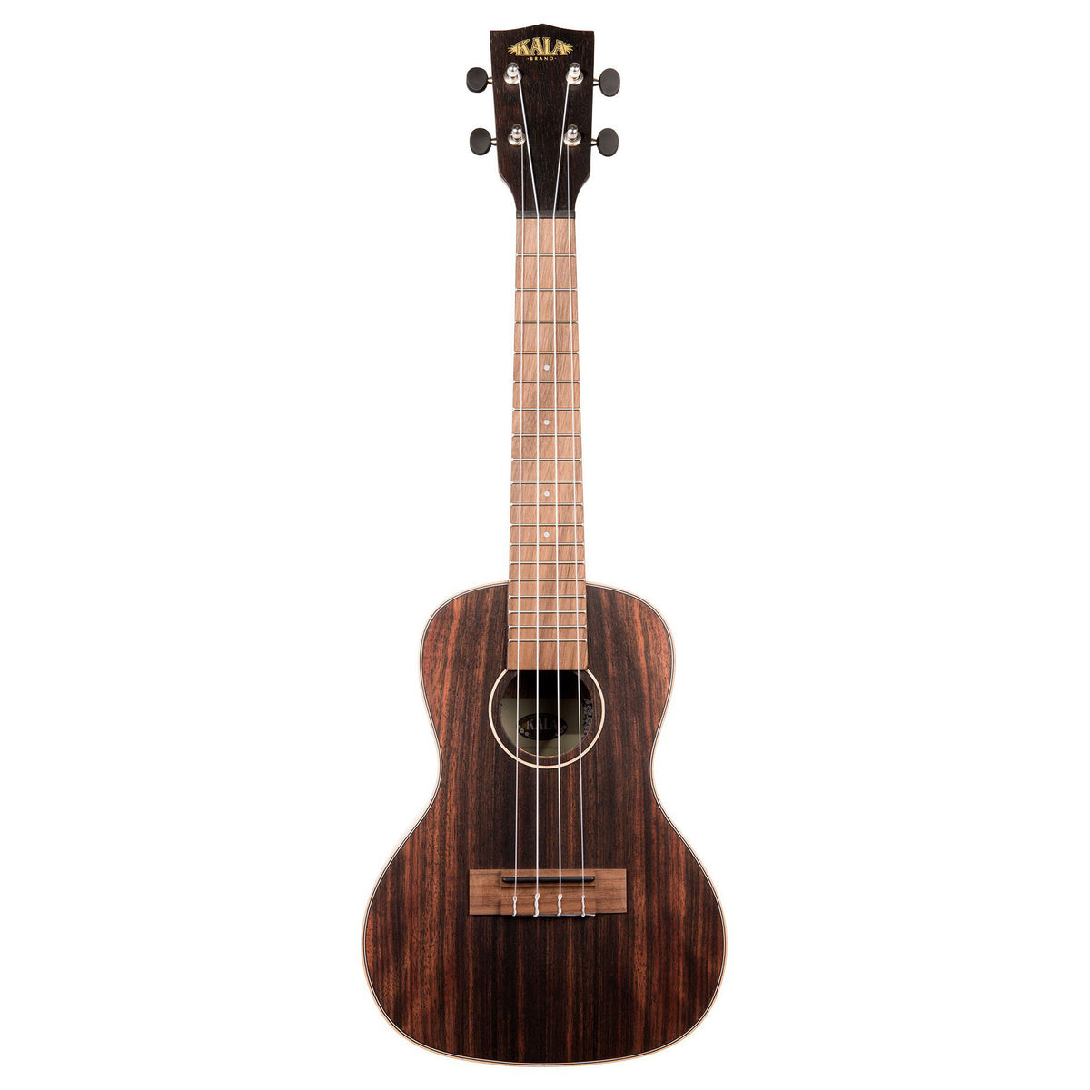 Kala Striped Ebony Concert Ukulele KA-EBY-C