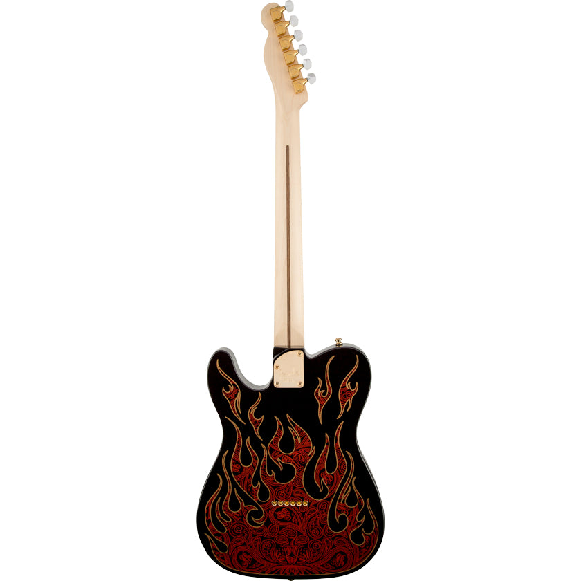 Fender James Burton Telecaster Maple Fingerboard Red Paisley Flames