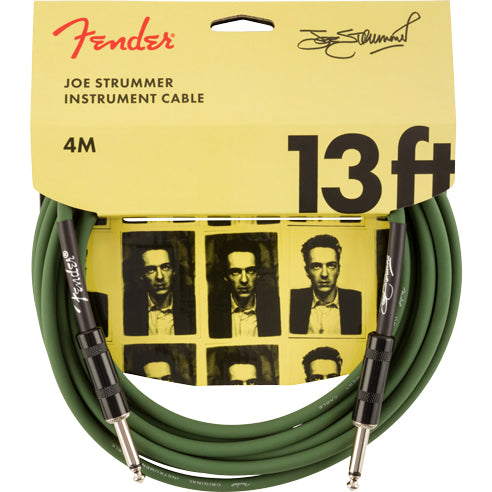 Fender Joe Strummer Pro 13' Instrument Cable, Drab Green
