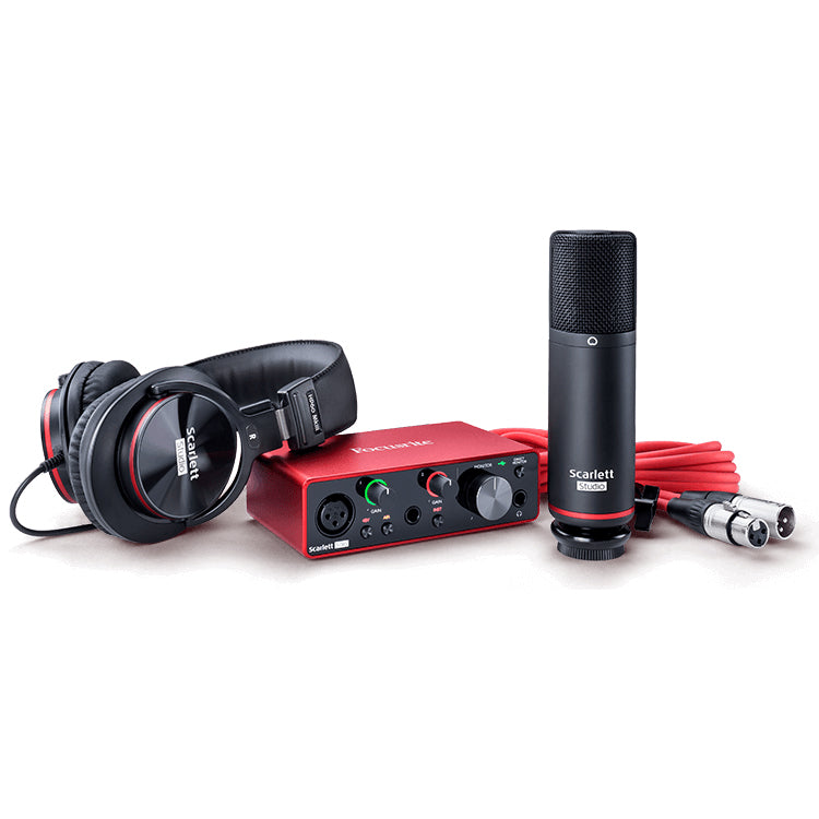 Focusrite Scarlett Solo Studio 3rd Gen w/Condenser Mic & HP60 Headphones