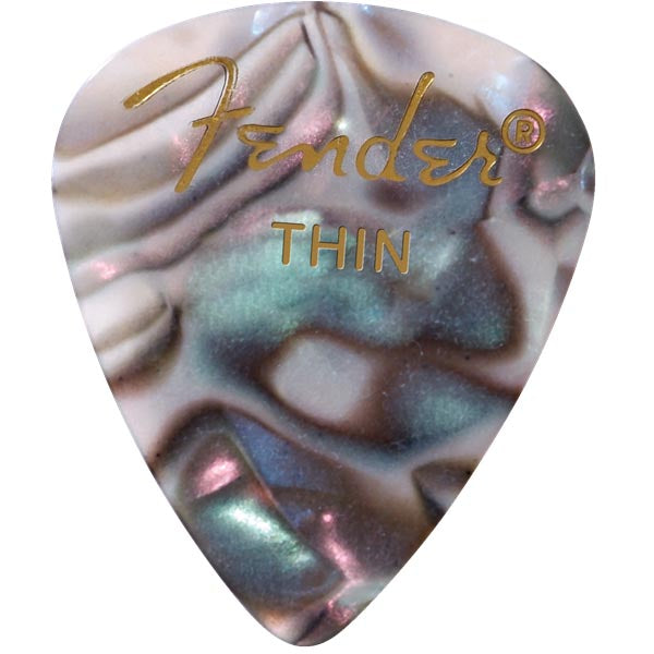 Fender 351 Shape Premium Picks 12 Pack Abalone Thin