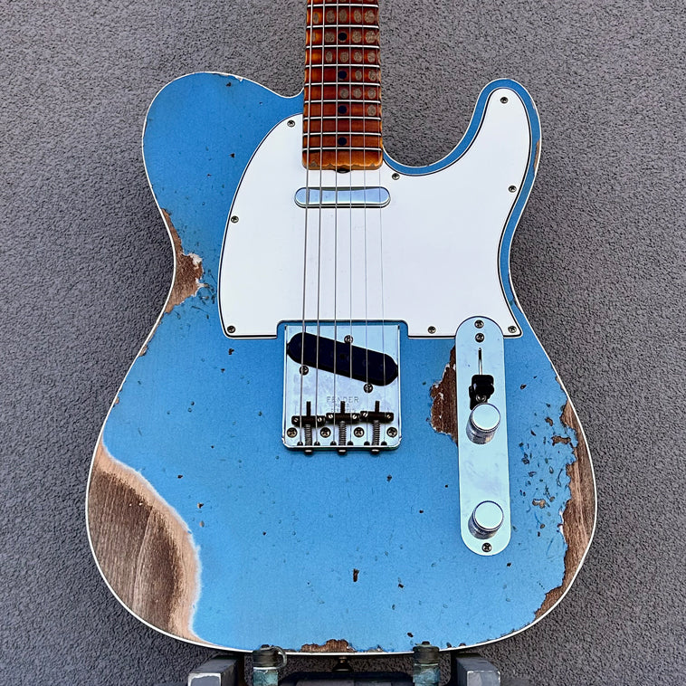 Fender Custom Shop 1965 Telecaster Custom Heavy Relic Aged Lake Placid Blue