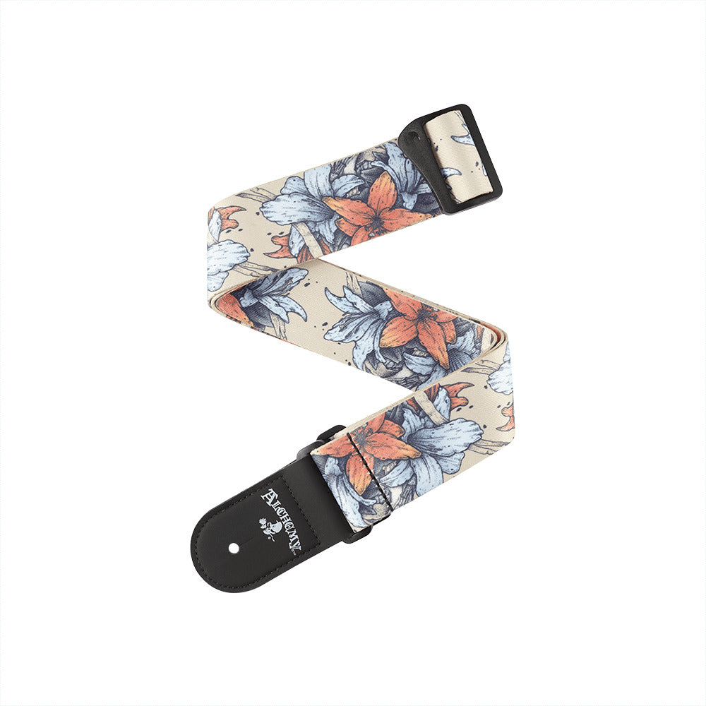 D'Addario Alchemy Guitar Strap Death in Bloom 50AL10