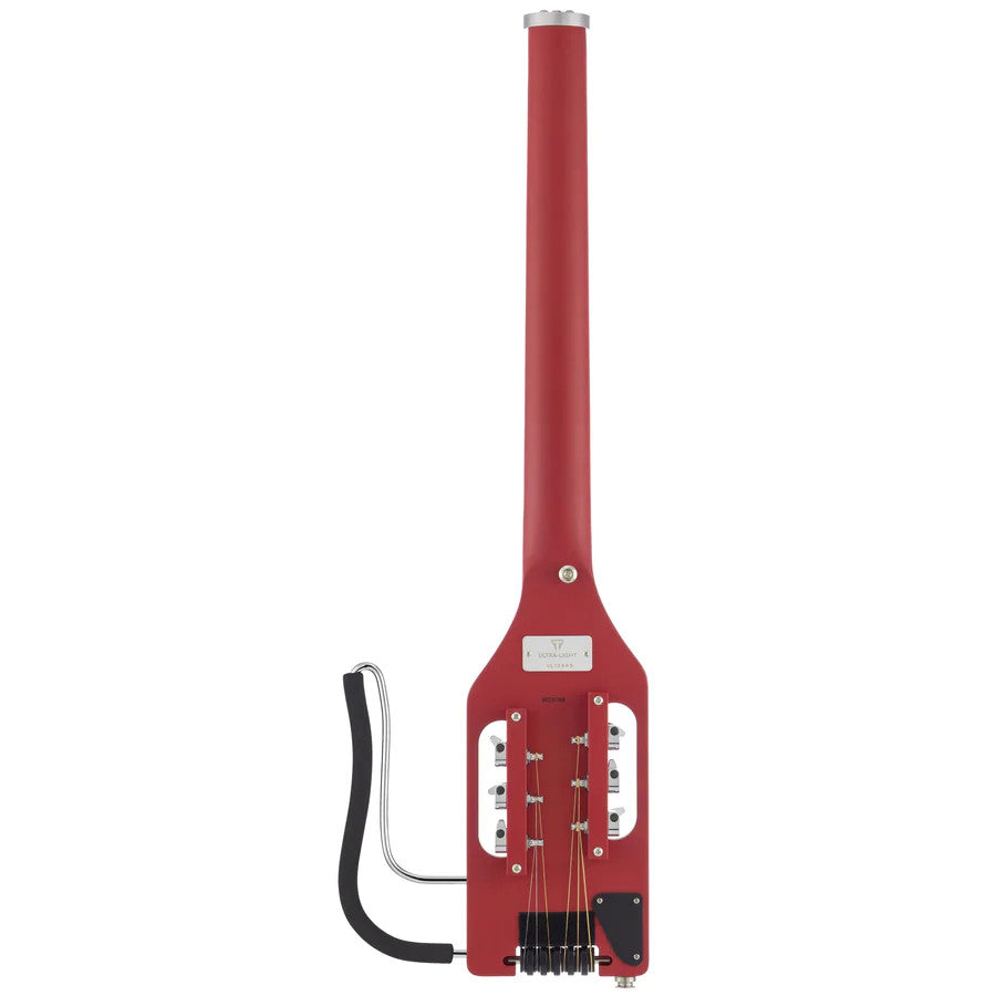 Traveler Guitar Ultra-Light Acoustic-Electric Travel Guitar  Vintage Red w/ Gig Bag