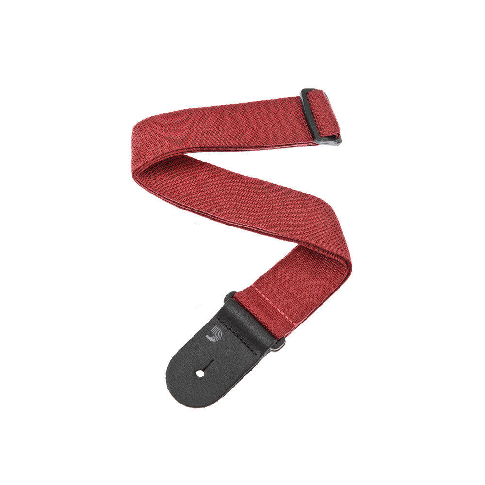 D'Addario Polypropylene Guitar Strap Red PWS101