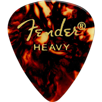 Fender 351 Shape Classic 12 Pick Pack Heavy Tortoise Shell