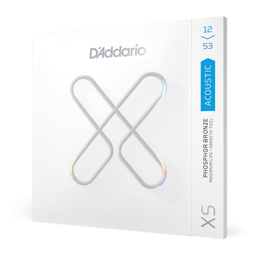 D'Addario XS Acoustic Strings Phosphor Bronze Light 12-53