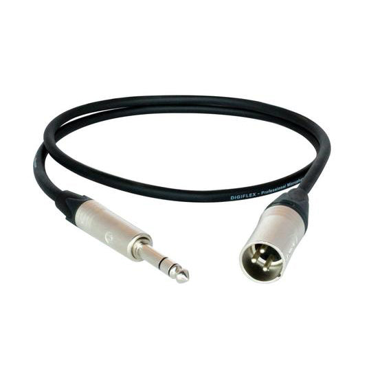 Digiflex NXMS Tour Series XLR M to 1/4 TRS 10' NXMS-10