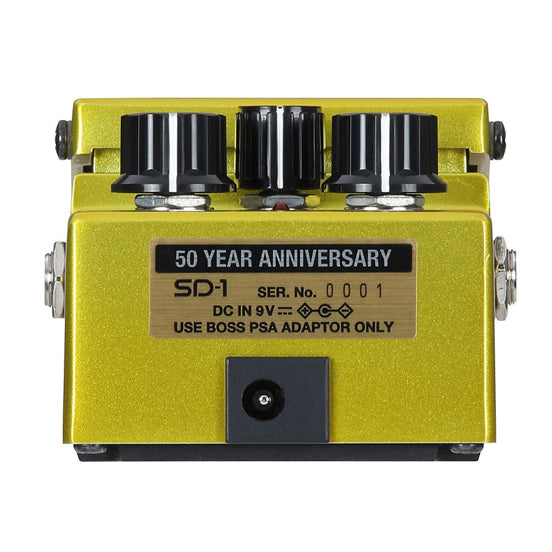 Boss 50th Anniversary Super Overdrive Pedal SD-1-B50A