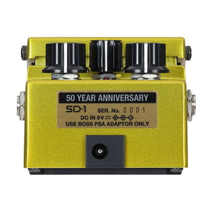 Boss 50th Anniversary Super Overdrive Pedal SD-1-B50A